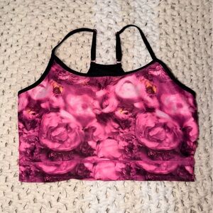 MPG Pink and Black Sports Bra